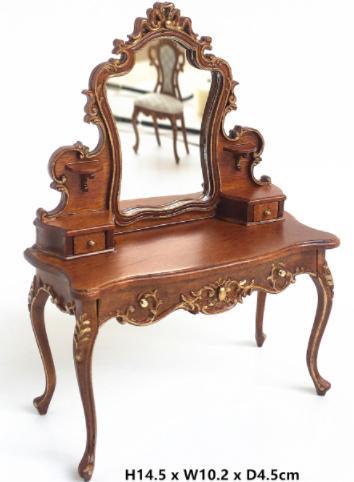 Prodotto in miniatura, referenza YY08029, Colore: Noce con dettagli dorati (WNG)