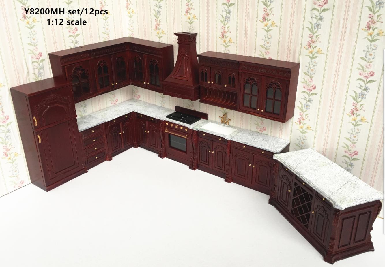 Prodotto in miniatura, referenza YY8200set, Colore: Mogano (MH)