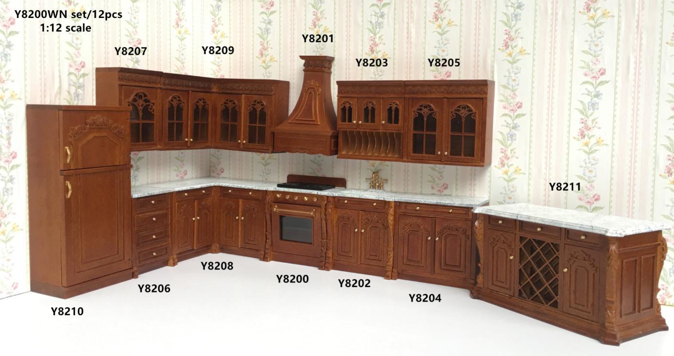 Prodotto in miniatura, referenza YY8200set, Colore: Noce (WN)